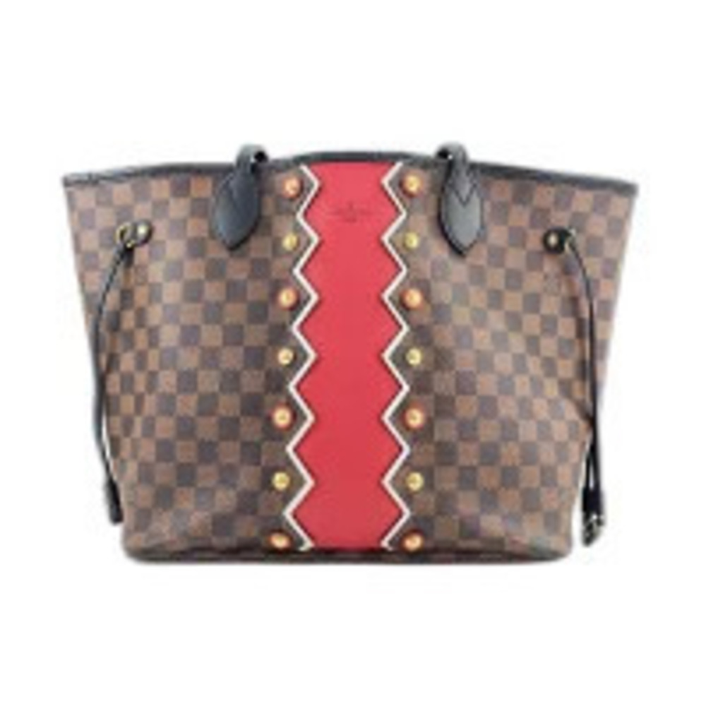 Louis Vuitton Neverfull Shoulder Bag Brown
